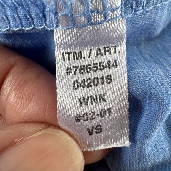 Women’s Workout Shirt Heather Blue Size Medium? - Picture 9 of 9